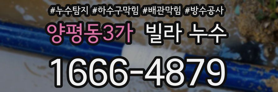 양평동3가 빌라 누수