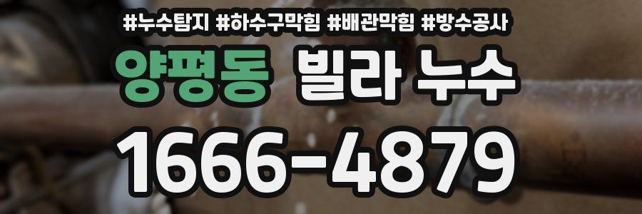 양평동 빌라 누수