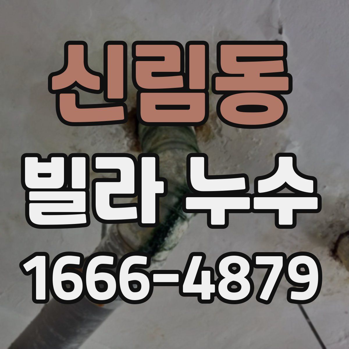 신림동 빌라 누수