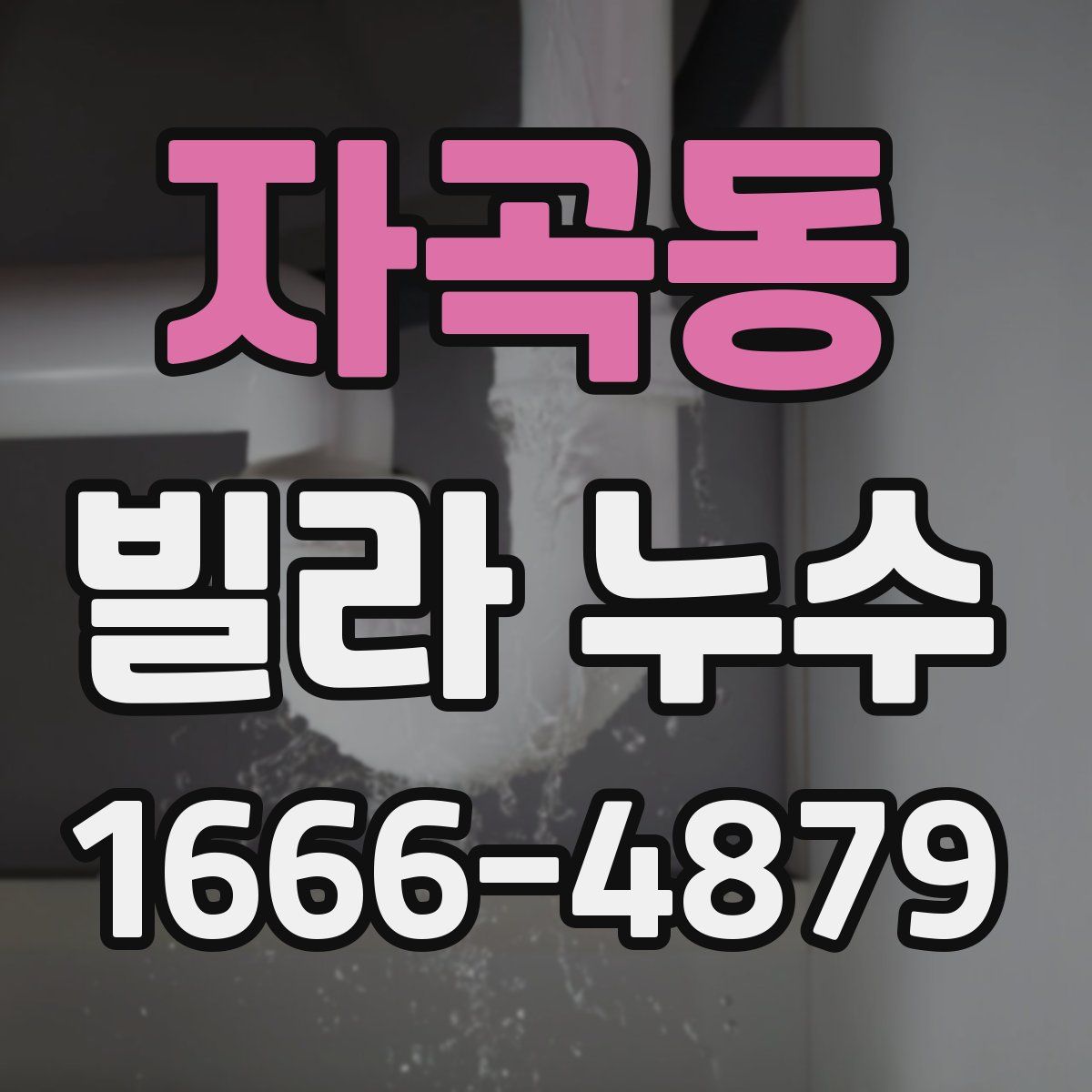 자곡동 빌라 누수