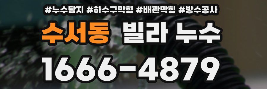 수서동 빌라 누수