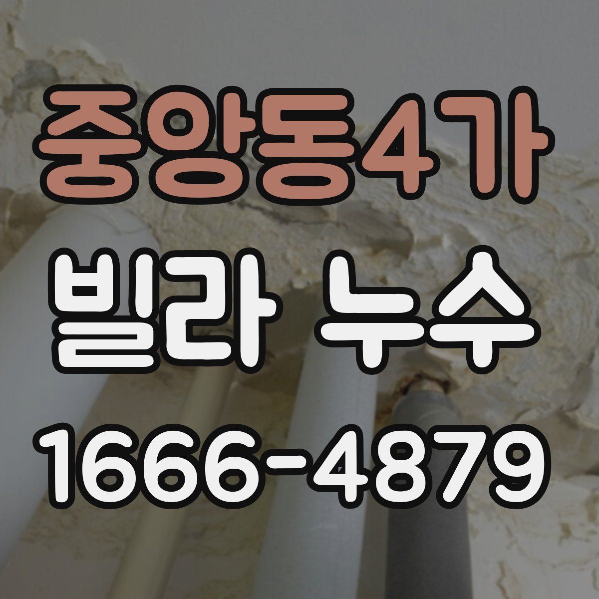 중앙동4가 빌라 누수