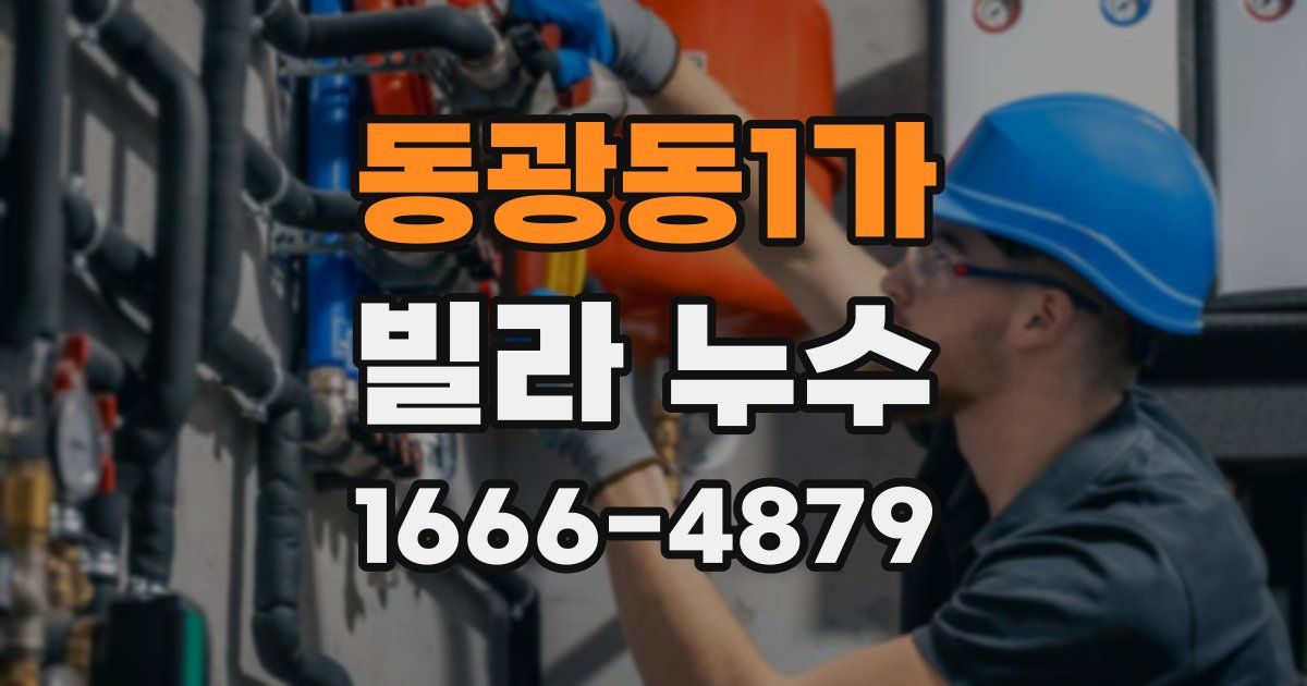 동광동1가 빌라 누수