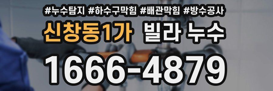 신창동1가 빌라 누수