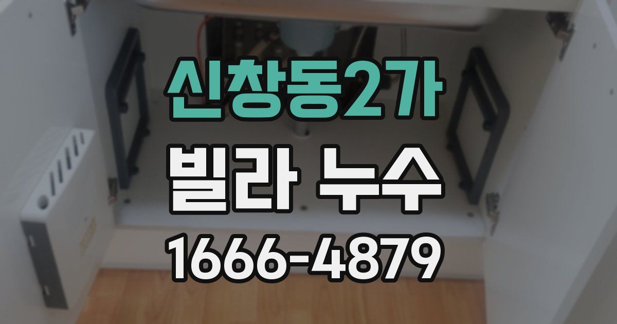 신창동2가 빌라 누수