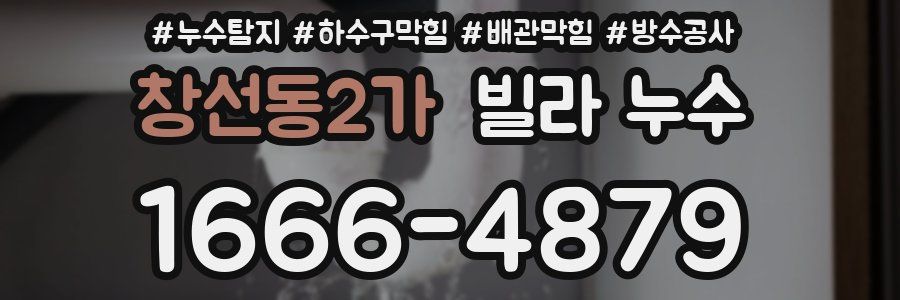 창선동2가 빌라 누수
