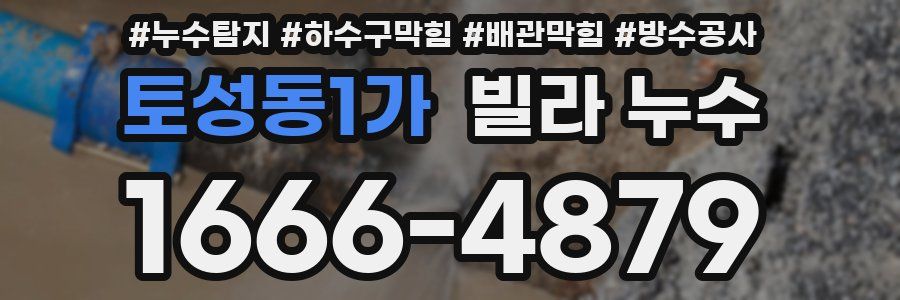 토성동1가 빌라 누수