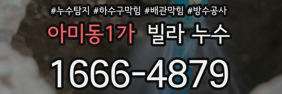 아미동1가 빌라 누수