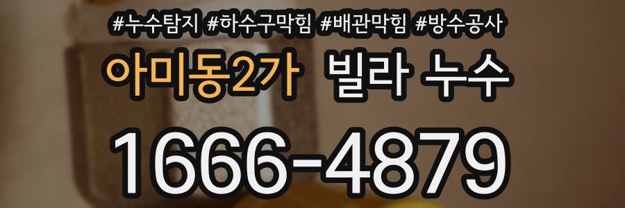 아미동2가 빌라 누수