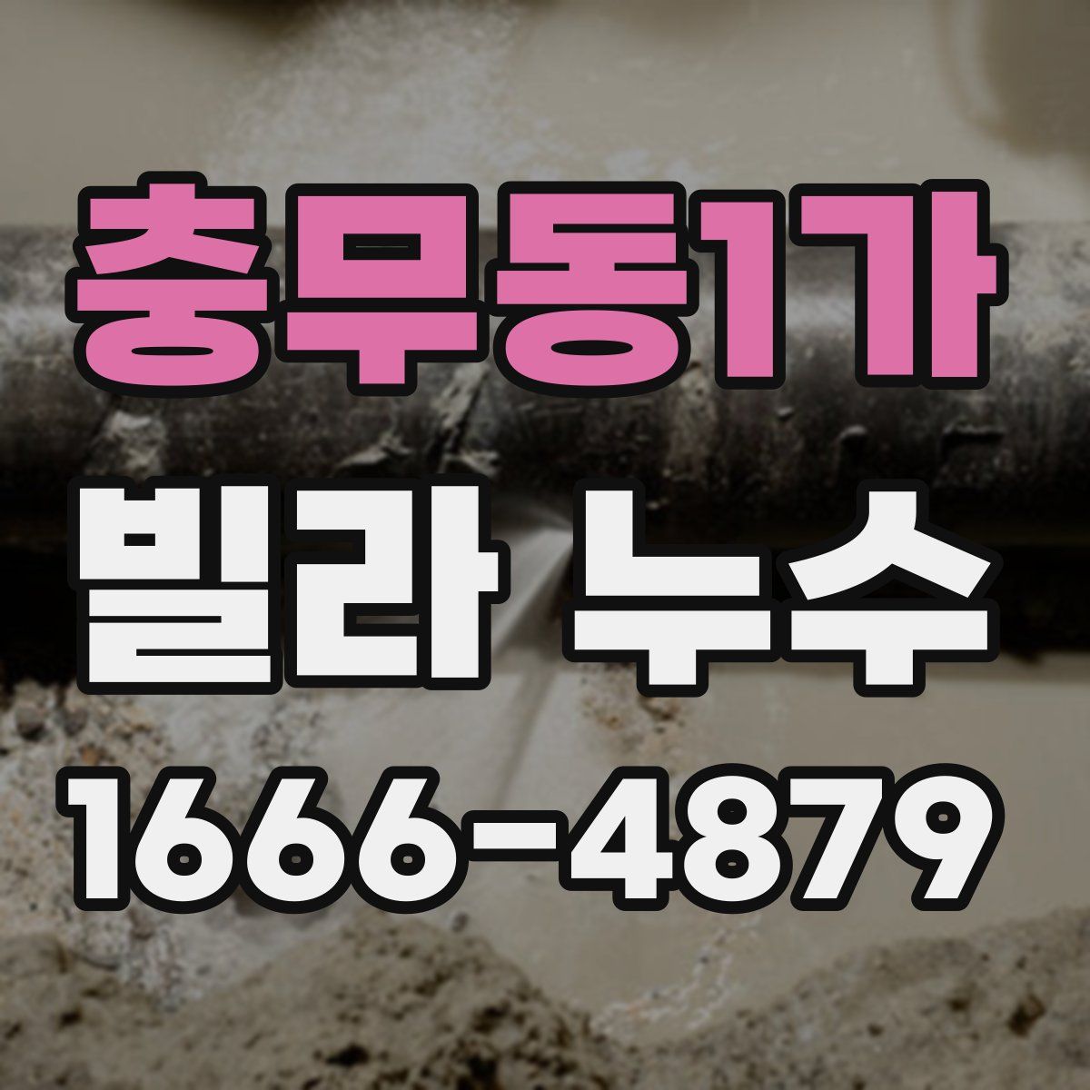 충무동1가 빌라 누수