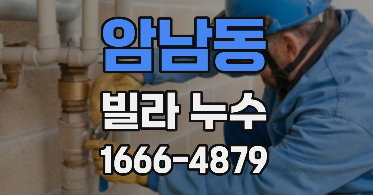 암남동 빌라 누수