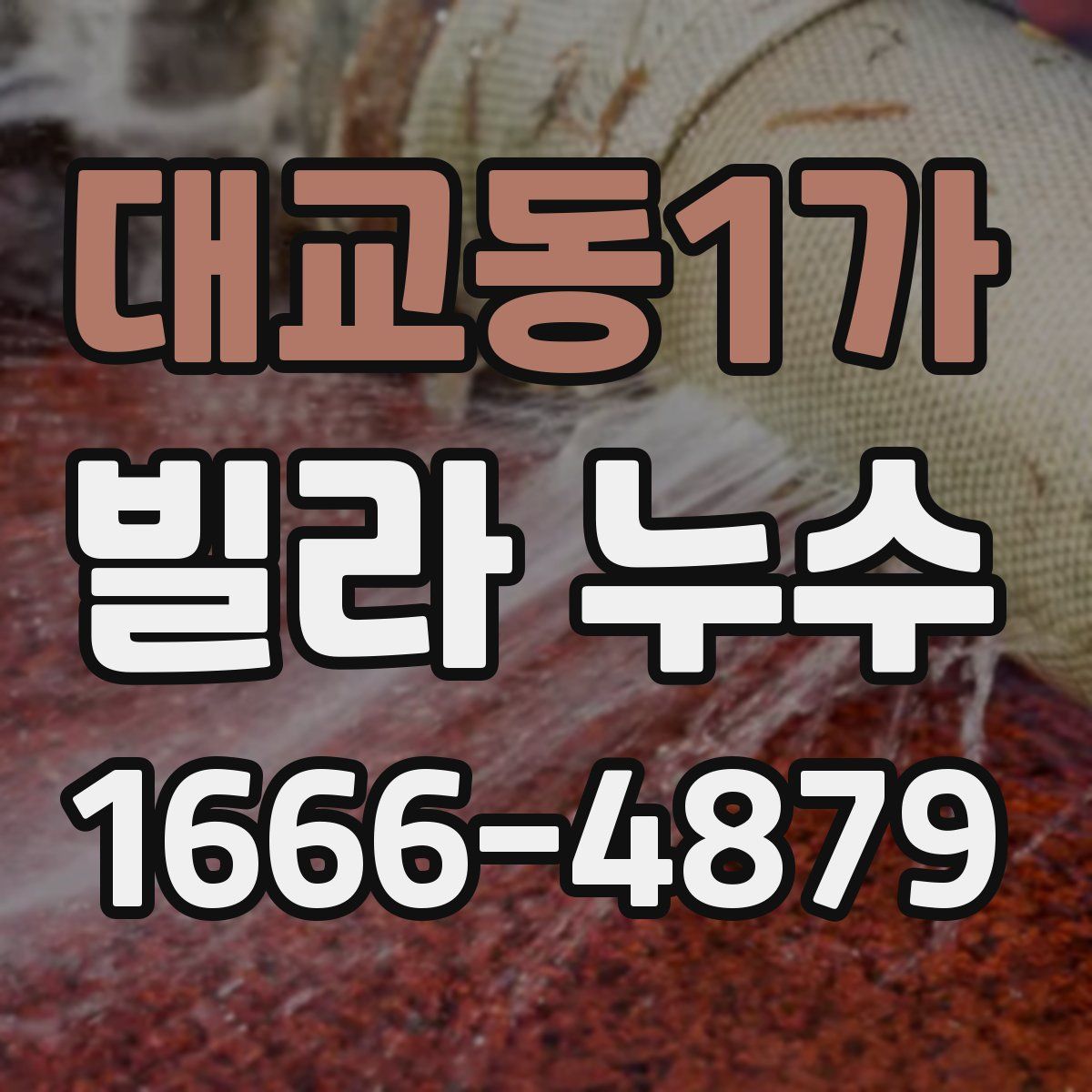 대교동1가 빌라 누수