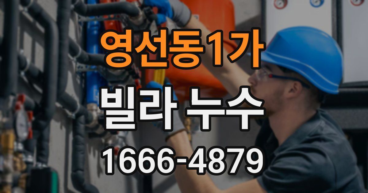 영선동1가 빌라 누수
