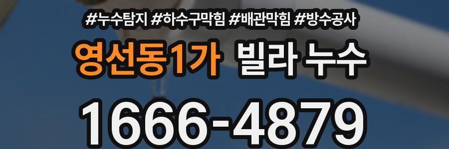 영선동1가 빌라 누수