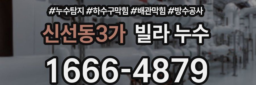 신선동3가 빌라 누수