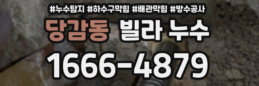 당감동 빌라 누수
