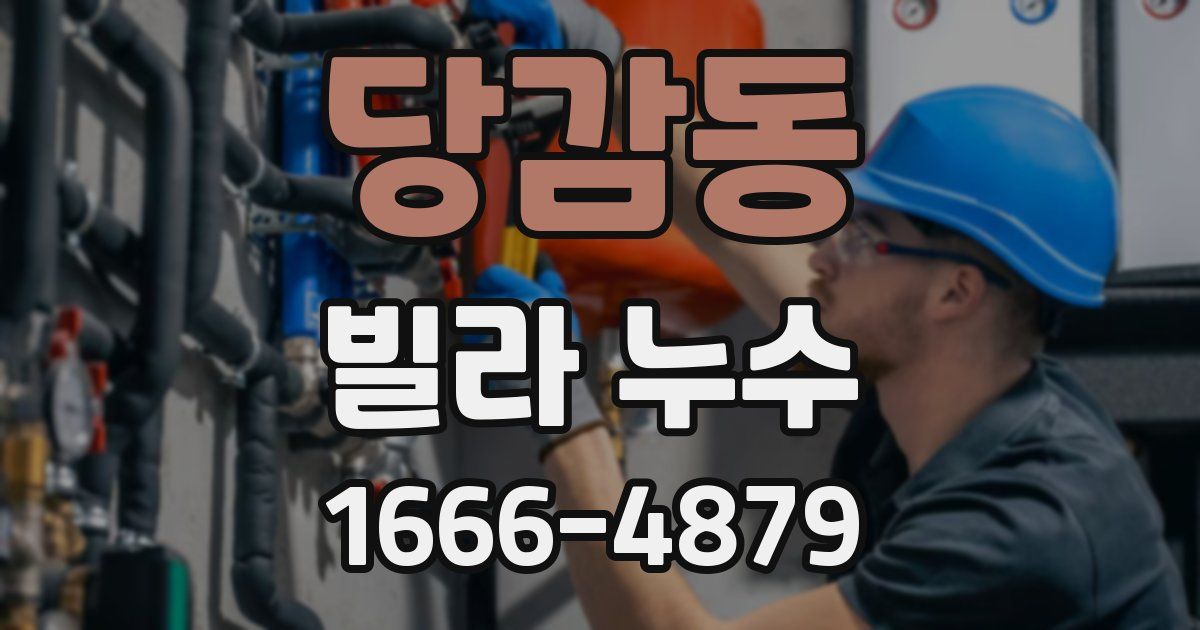 당감동 빌라 누수
