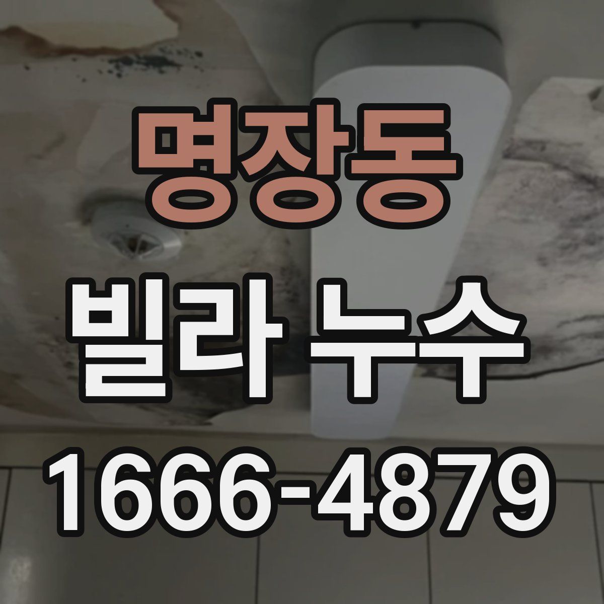 명장동 빌라 누수