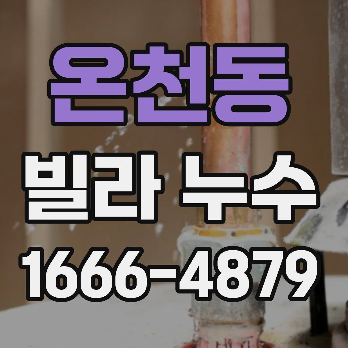 온천동 빌라 누수