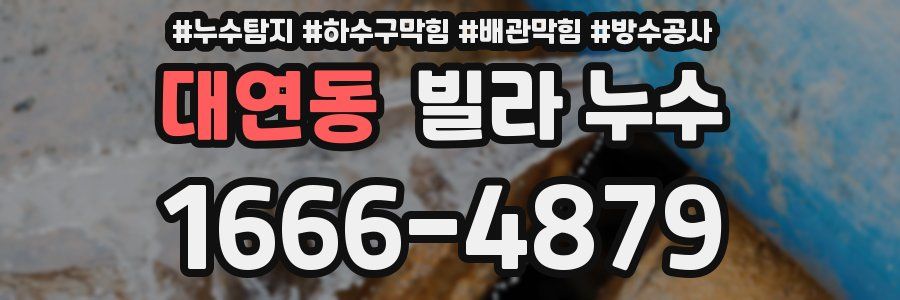 대연동 빌라 누수
