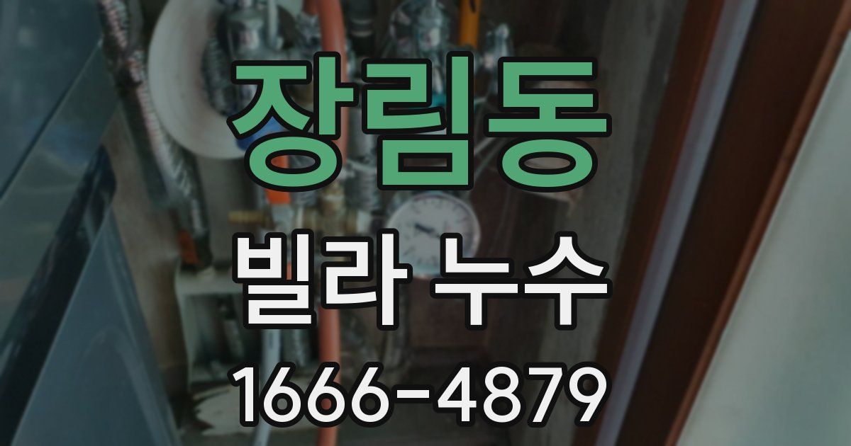 장림동 빌라 누수