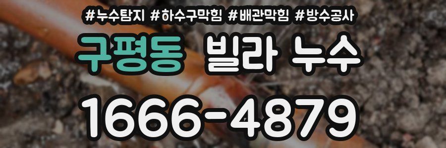 구평동 빌라 누수