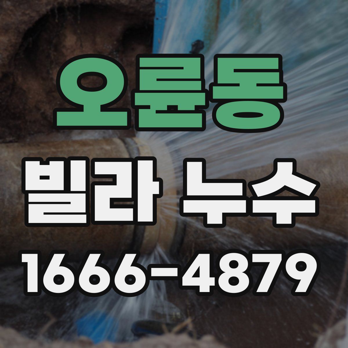 오륜동 빌라 누수