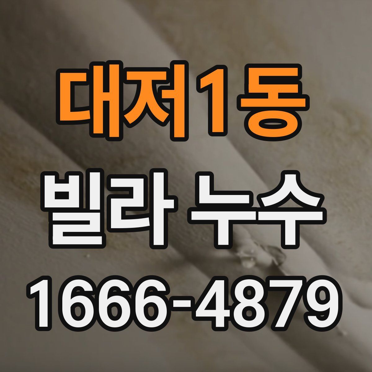 대저1동 빌라 누수