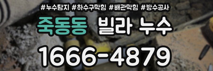죽동동 빌라 누수