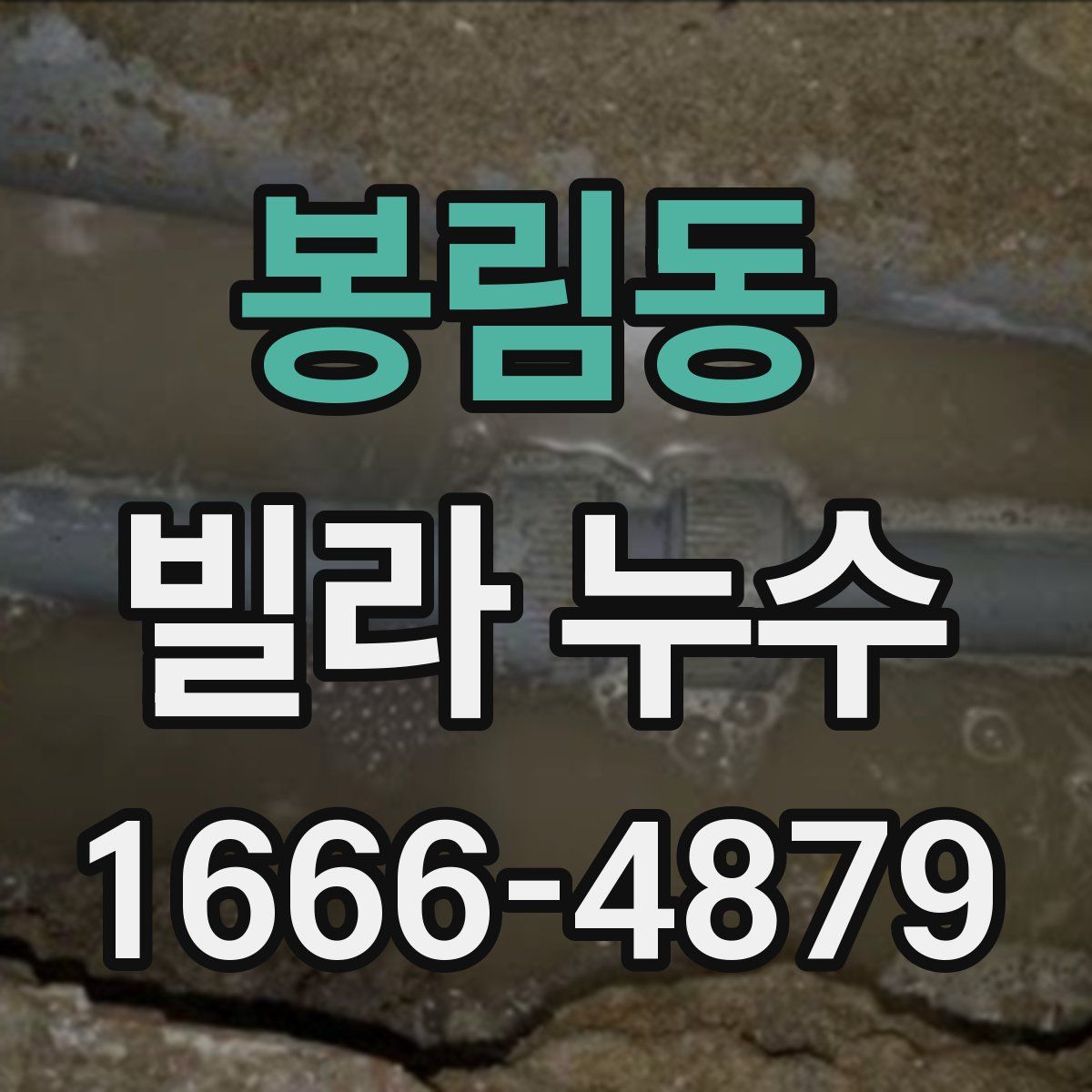 봉림동 빌라 누수