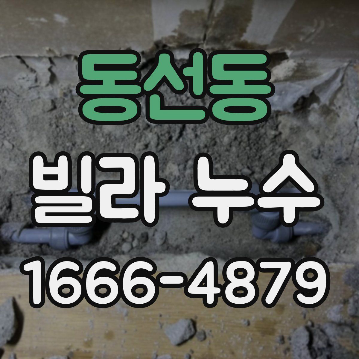 동선동 빌라 누수