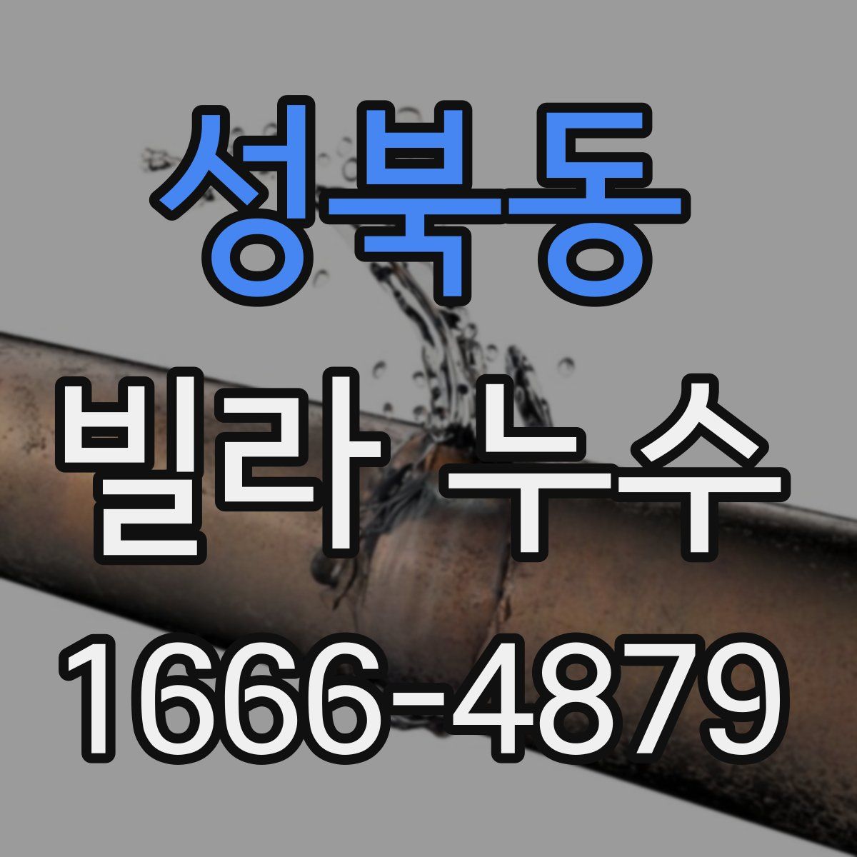 성북동 빌라 누수