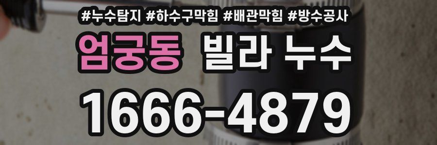 엄궁동 빌라 누수