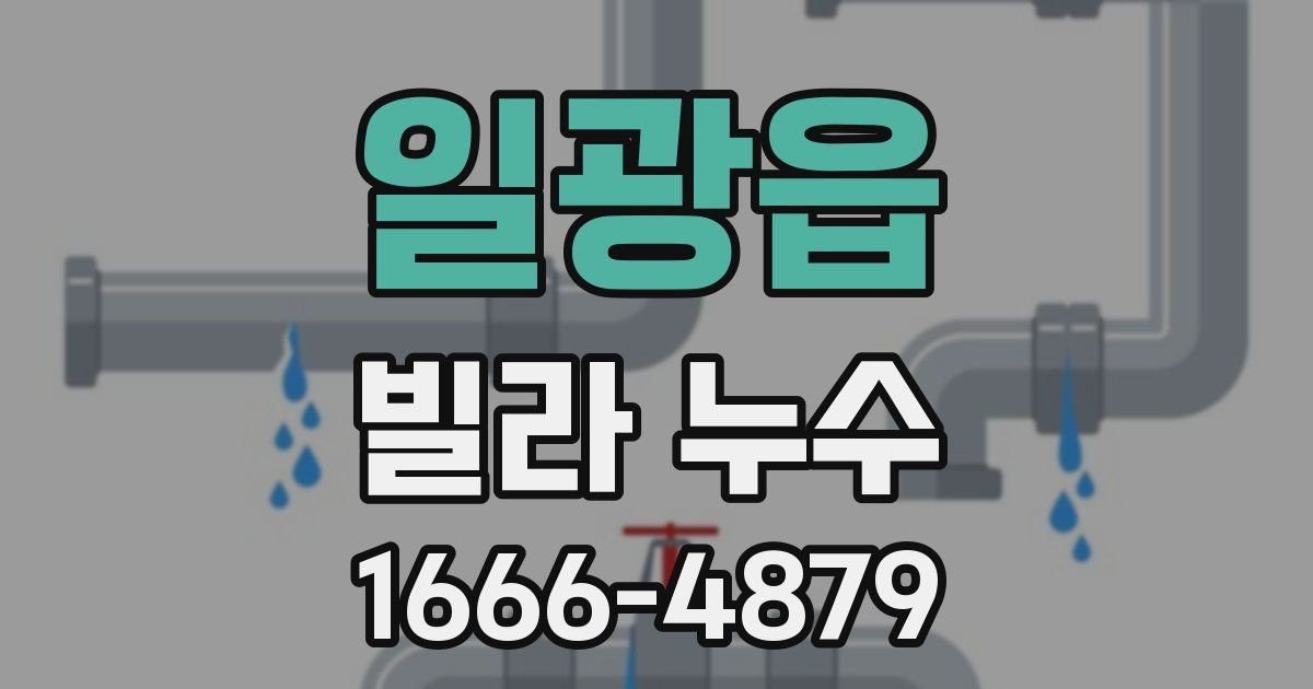 일광읍 빌라 누수