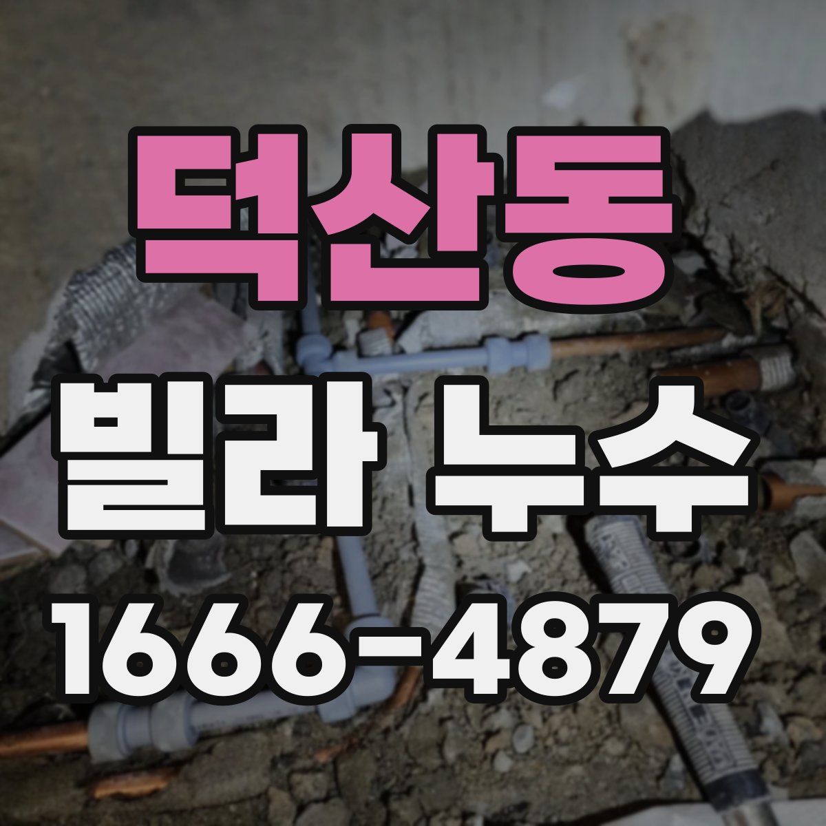 덕산동 빌라 누수