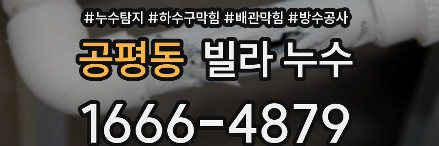 공평동 빌라 누수