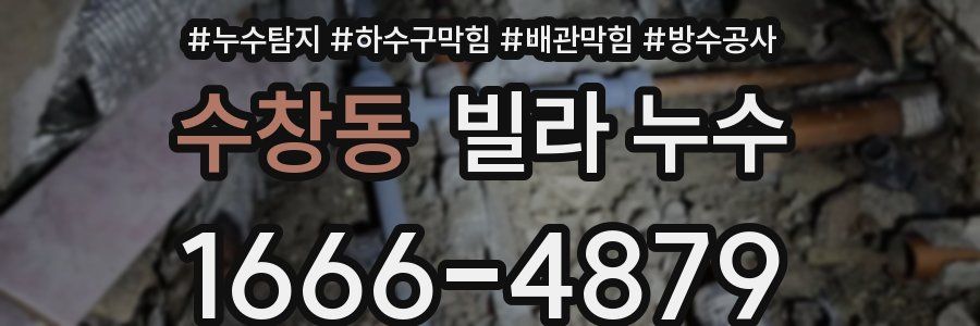 수창동 빌라 누수