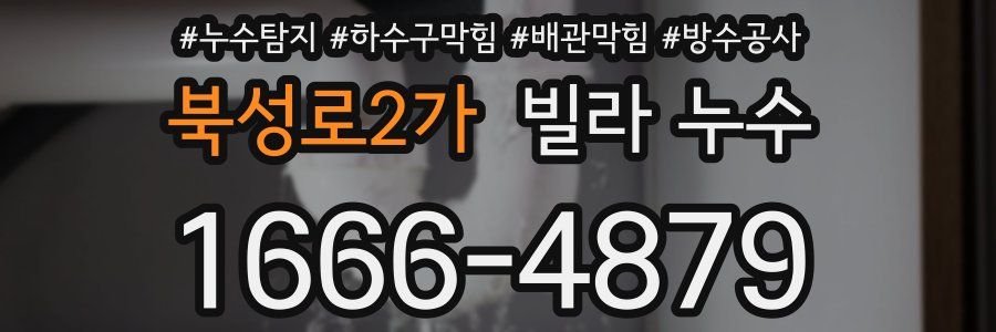 북성로2가 빌라 누수