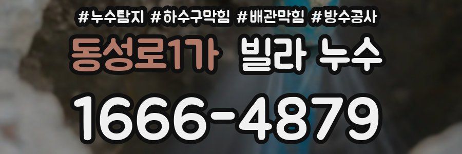 동성로1가 빌라 누수