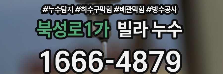 북성로1가 빌라 누수