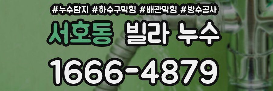 서호동 빌라 누수