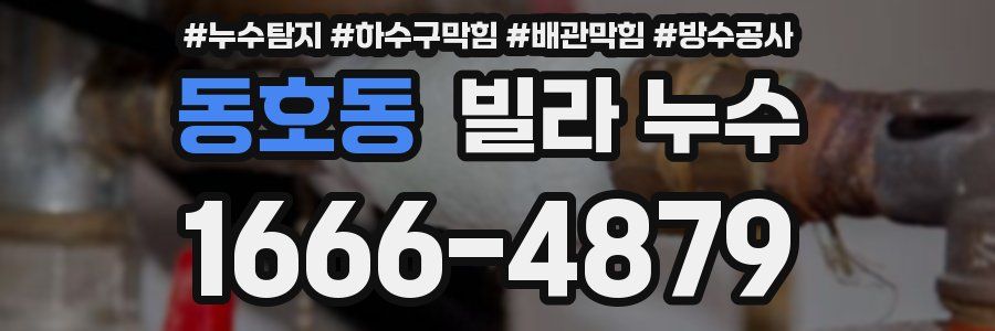 동호동 빌라 누수