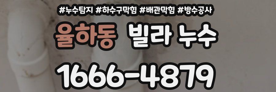 율하동 빌라 누수