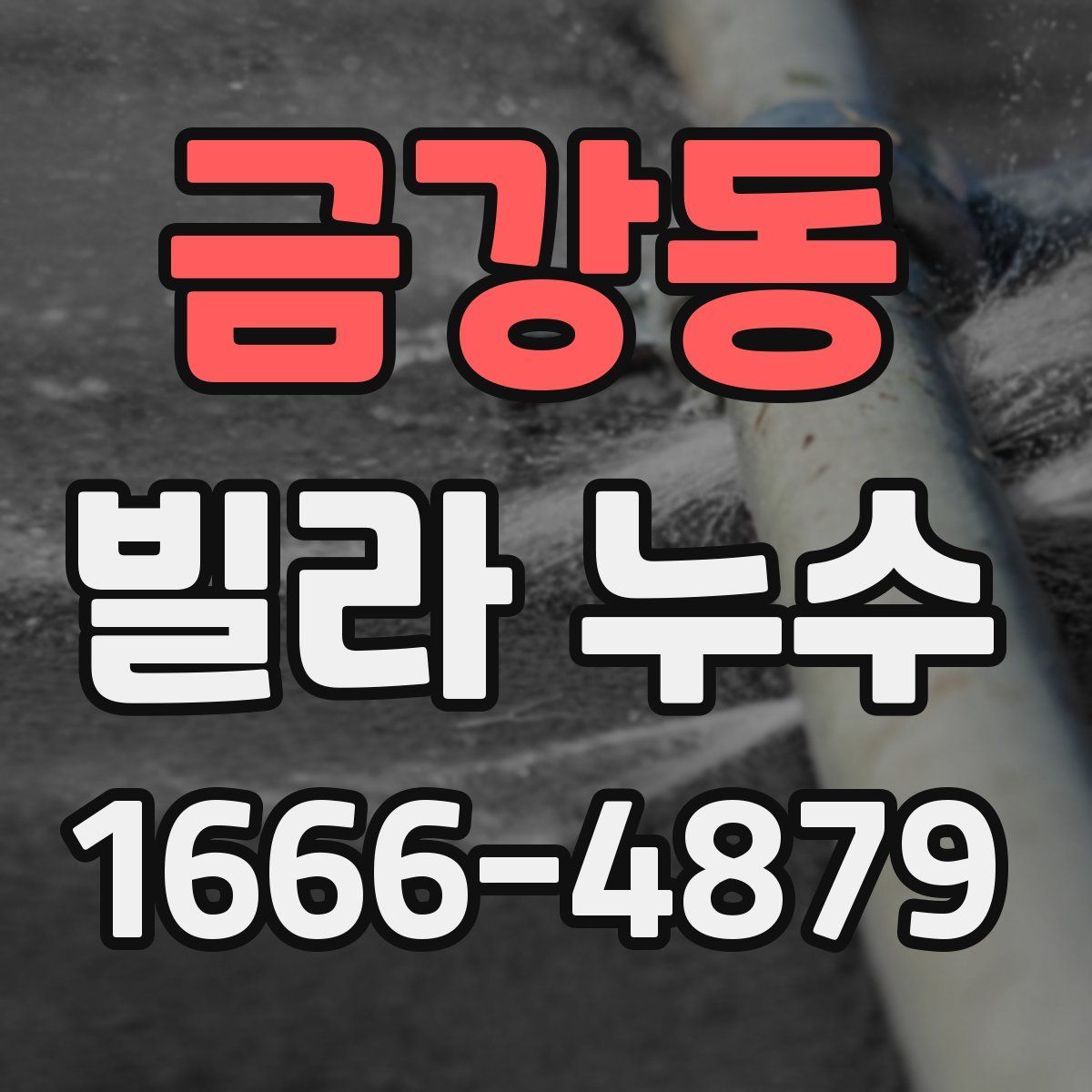 금강동 빌라 누수