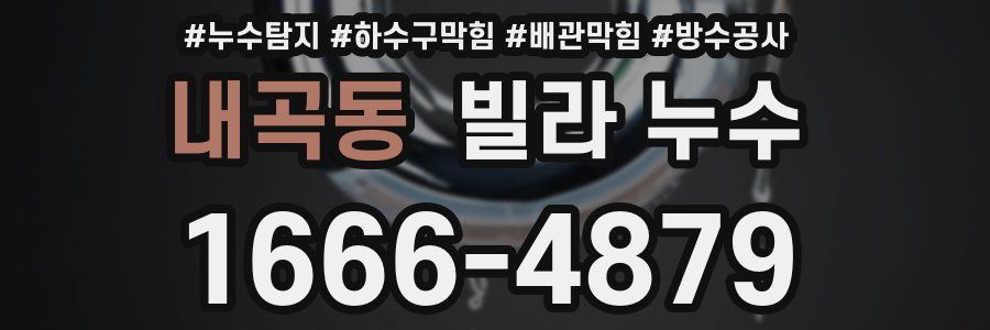 내곡동 빌라 누수
