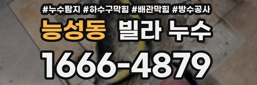 능성동 빌라 누수