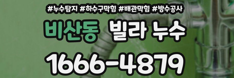 비산동 빌라 누수