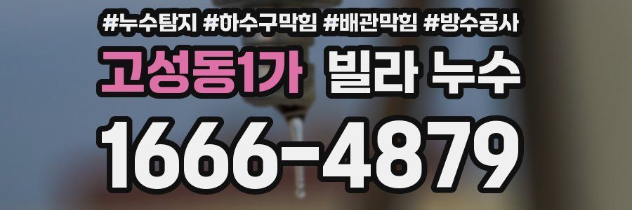 고성동1가 빌라 누수