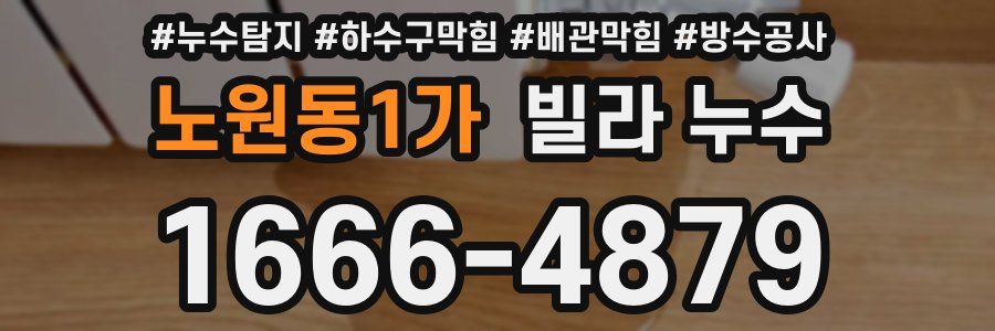 노원동1가 빌라 누수