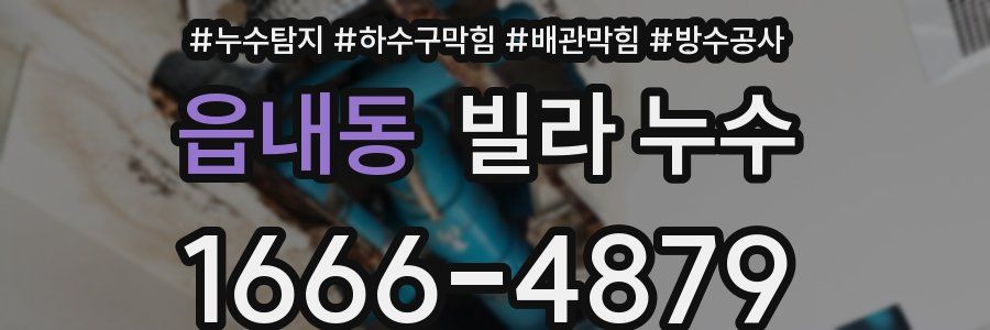 읍내동 빌라 누수